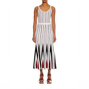 GABRIELA HEARST
Sia Striped Silk And Cashmere-blend maxi skirt
